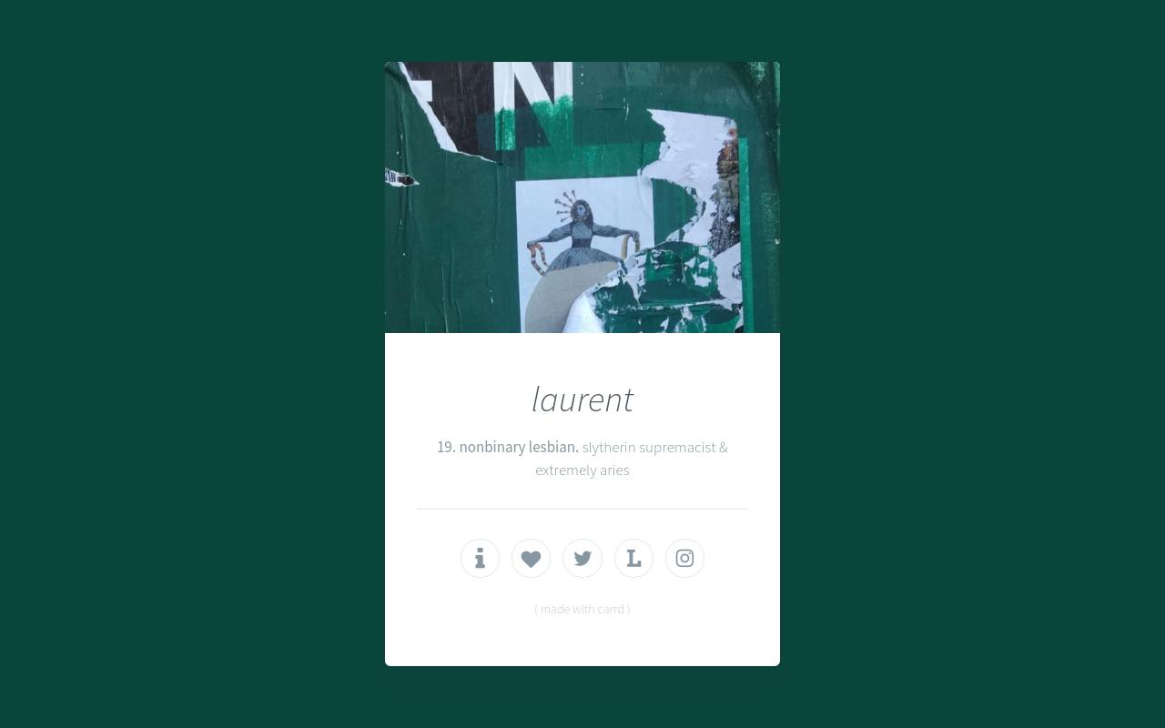 Carrd profile picture for @crooked